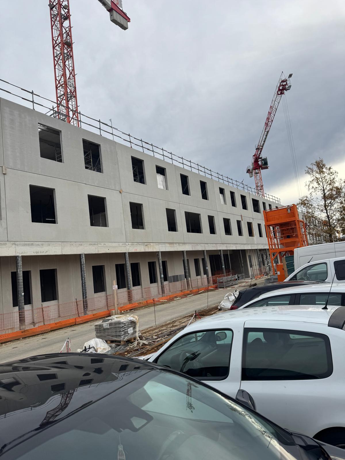 Module sanitaire préfabriqué raccordé sur chantier ITSS Île-de-France